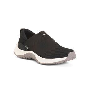 RYKA Black Encore Knit Slip On Shoes